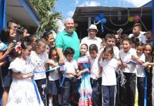 Inauguran mejoras en escuela Simón Bolívar de Masaya