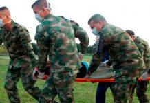 Al menos 58 soldados resultaron afectados por un rayo en Colombia