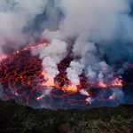 Activan evacuación en ciudad congoleña tras erupción de volcán Nyiragongo mundo, republica democratica del congo, volcan nyiragongo , goma, evacuacion,