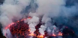 mundo, republica democratica del congo, volcan nyiragongo , goma, evacuacion,