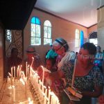 Peregrinos de Boaco visitan santuario de Jesús del Rescate en Rivas