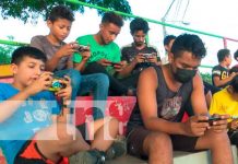 Jóvenes participan en torneo de Free Fire en el parque Camilo Ortega Nicaragua, Managua, torneo de Free Fire, red de jóvenes comunicadores,