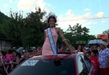 Tecolostote recibe a Yoselin Gómez, ganadora del certamen Miss Mundo