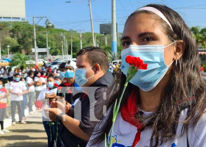 nicaragua, rigoberto lopez perez, ofrenda, conmemoracion, revolucion,