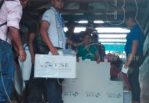 Inicia traslado del material electoral a centros de votación de Rio Blanco