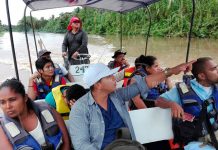 Comisión de instituciones de gobierno hacen recorrido sobre la rivera del Rio Escondido