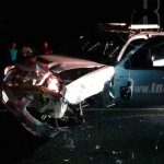 Conductor ebrio sale ileso milagrosamente al chocar con una rastra