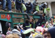 Productores de Argentina regalan verduras en original protesta
