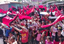 Ocotal: Población de Santa María participa en cierre de campaña ratificando el respaldo al FSLN