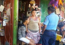 Policía garantiza seguridad en el mercado Israel Lewites