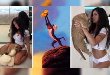 Sexy chica quiso recrear escena del Rey León ¡pero terminó humillada!