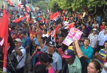 Multitudinaria caminata en San Fernando en respaldo a los candidatos del FSLN