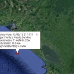 Sismo sacude el occidente y pacífico del país