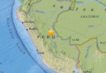 Sismo de magnitud 5,3 sacude el centro de Perú