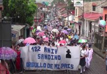 Boaco: Autoridades celebran 122 años de Sandino