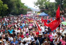 FSLN cierra campaña respaldado por las familias somoteñas