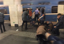 Al menos diez muertos en explosión en el metro de San Petersburgo