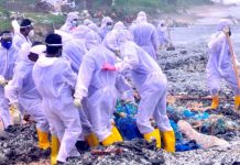 sri lanka, incendio, barco, contaminacion,