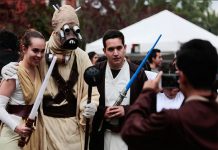 Los personajes de Star Wars toman la universidad San Francisco de Quito