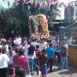 Concurrida misa de Santo Domingo de Abajo