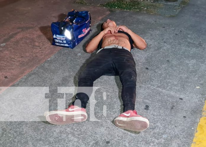 Nicaragua, Managua, motociclista, accidente