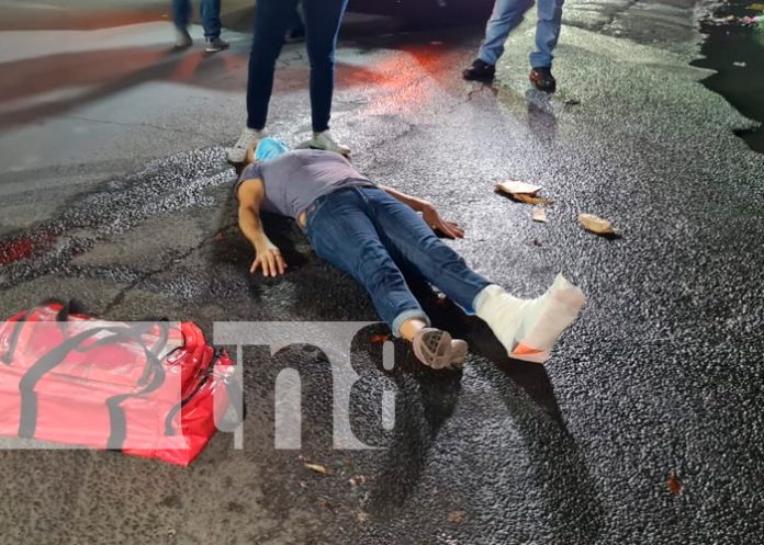 nicaragua, managua, accidente de tránsito, dos personas lesionadas,