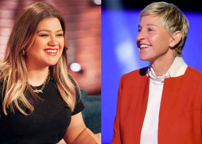 talk- cine, show, Eelen degeneres, kelly clarkson, talk show,