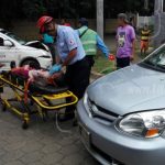 Choque de taxis en Managua deja tres personas lesionadas