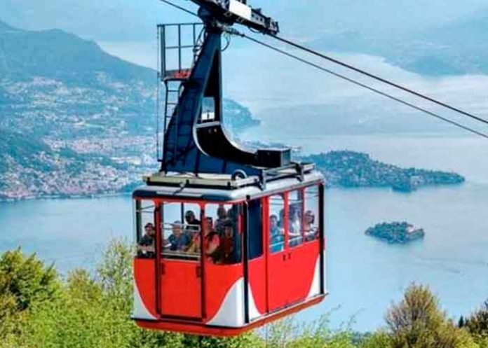 italia, accidente, muertos, teleferico, lago mayor, video,