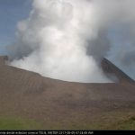 Nicaragua: Expulsión de gases y cenizas en el Volcán Telica