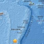 Terremoto de magnitud 6,4 al sur de Fiyi y Tonga