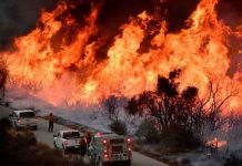 Muere un bombero en el incendio Thomas en California