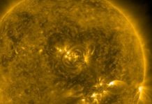 El Sol envía un cálido e inusual saludo a la Tierra