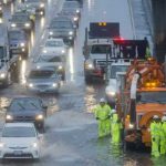 Cientos de evacuados por fuerte tormenta en el sur de California