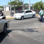 Triple colisión en Managua deja dos personas lesionadas