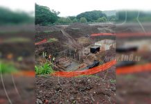 Obras de drenaje sanitario en la Trinidad
