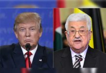 Trump hablará por teléfono con palestino Mahmud Abas