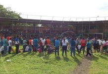 Equipos de fútbol reciben útiles deportivos en Isla de Ometepe