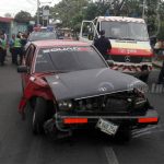 Exceso de velocidad provoca accidente en barrio Campo Bruce