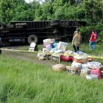 Vuelco de camión en Chontales deja a un joven fallecido