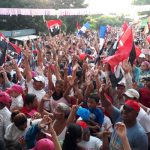 Managua: Festivo cierre de campaña del FSLN en Villa El Carmen