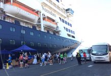 Crucero Veendam llega con más de mil turistas a Corinto