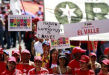 Venezolanos marchan este martes contra arremetidas de la OEA