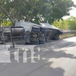 nicaragua, masaya, vuelco, camion, nindiri,