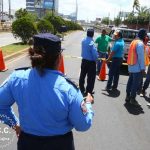 Reparación de fuga de agua en Paso a Desnivel de la Centroamérica
