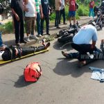 Dos jóvenes lesionados en accidente de tránsito