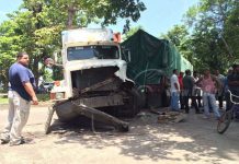Chinandega: Choque de cabezales deja un lesionado