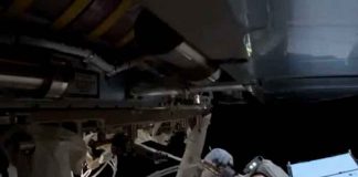 ciencia, astronautas, caminata espacial, estacion internacional, paneles solares
