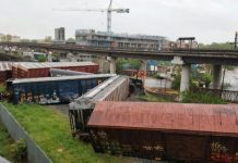 Tren con material peligroso se descarrila en Washington D.C.