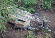 Lluvias provocan accidente de tránsito